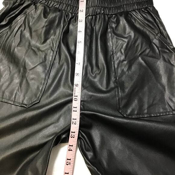 LULU'S S Black Always the Go-Getter Pull-on High-Rise Straight Leg Pant NEW B167 - Picture 7 of 10